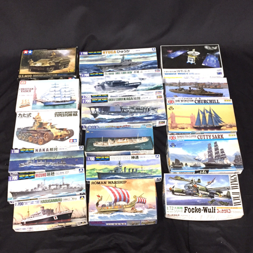 タミヤ 1:48 アメリカ M20 高速装甲車 他 ハセガワ 1:700 日本航空母艦 赤城 含む 模型 プラモデル まとめ セット
