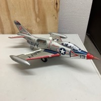 米澤玩具 ブリキ NAVY DEMON アメリカ海軍 戦闘機 全長約36cm